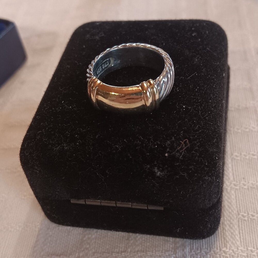 David Yurman vintage Metro Cable ring